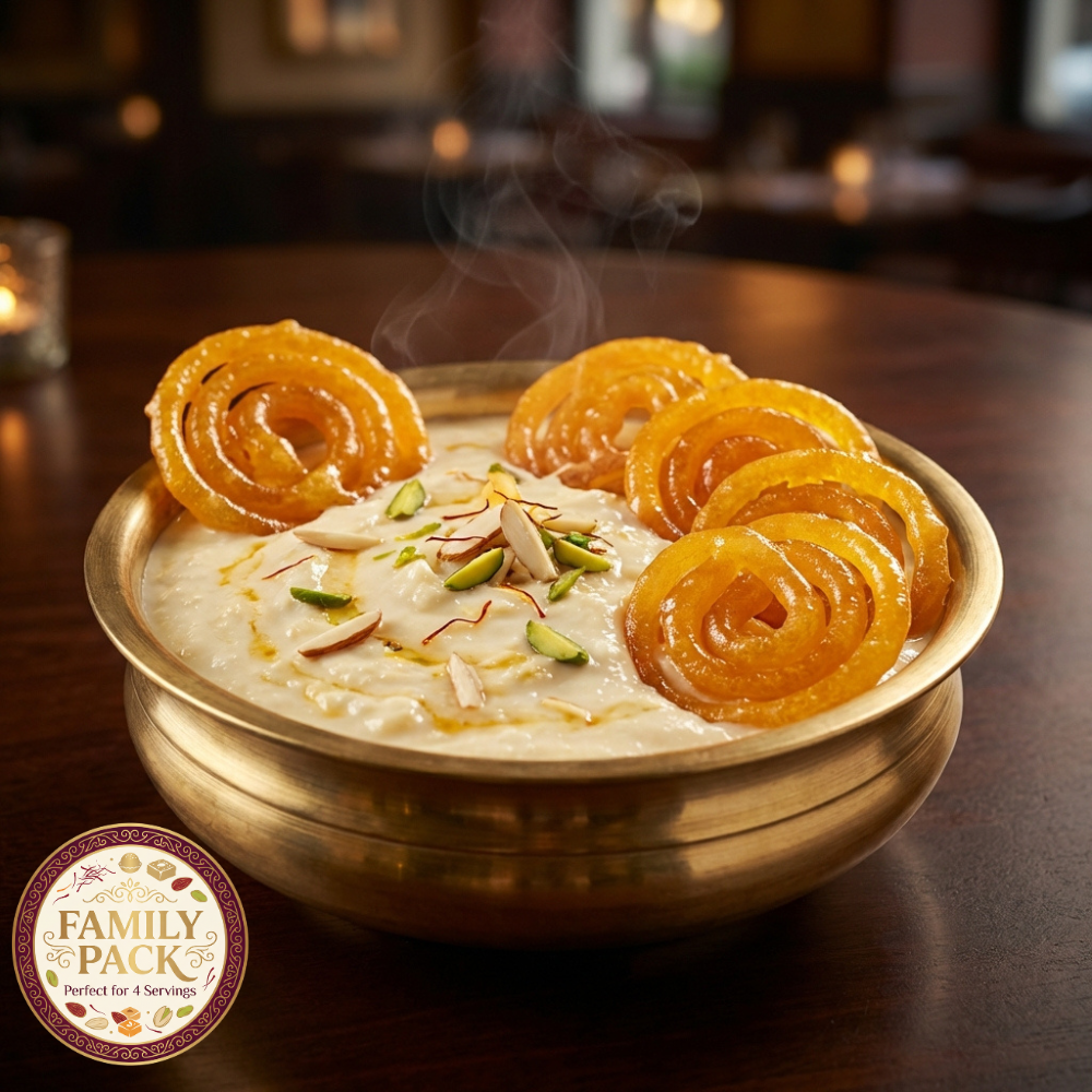 Family Sweet Pack – Post Meal Dessert - Rabadi with Jalebi
