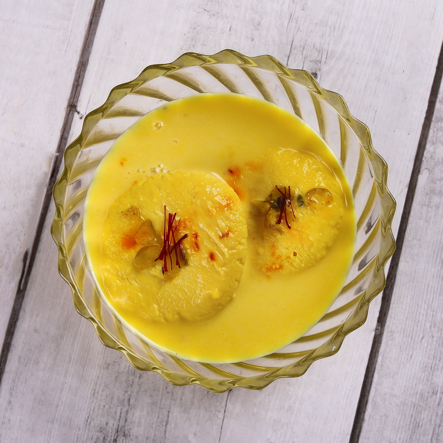 Buy Kesar Rasmalai 2 Pieces Online | Rasoi Xpress Dessert